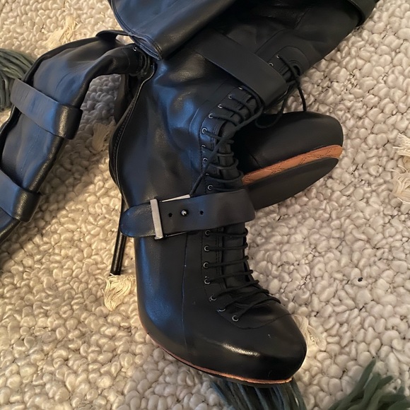 L.A.M.B leather Glamette Boots - Picture 3 of 15